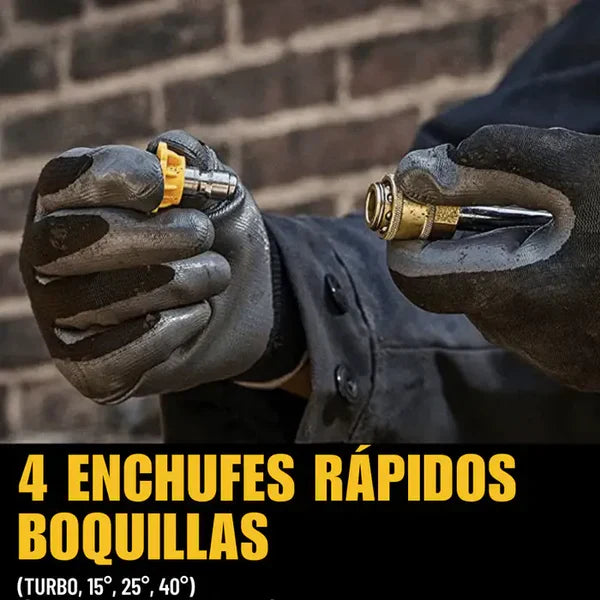 KIT ORIGINAL: Hidrolavadora Portatil + ACCESORIOS + 2 baterias de regallo 48V